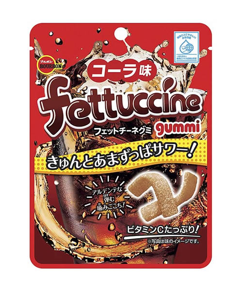 【送料無料】★まとめ買い★　ブルボン　フェットチーネグミコーラ味　50g　×10個【イージャパンモール】