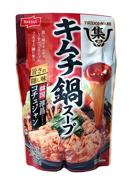 ★まとめ買い★　ニッスイ　集鍋　キムチ鍋スープ　650g　×16個【イージャパンモール】
