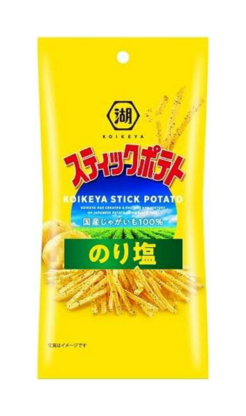 ★まとめ買い★　湖池屋　スリムバッグ　スティックポテトのり塩　34g　×6個【イージャパンモール】