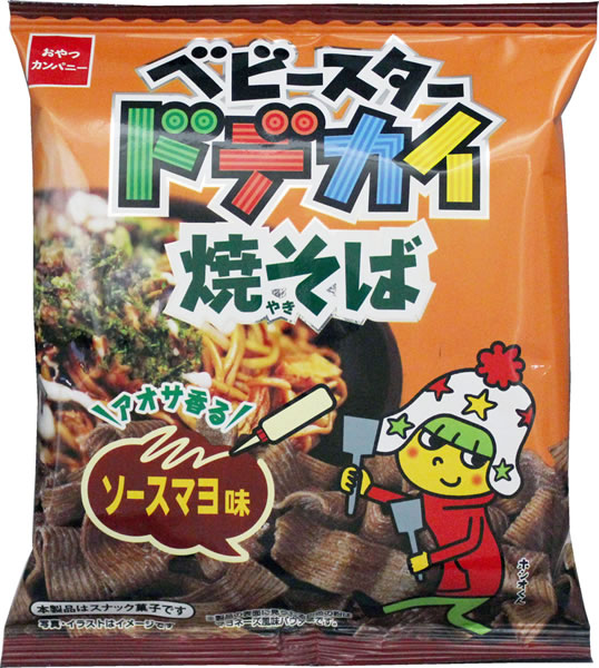 ★まとめ買い★ (株)おやつカンパニー ベビースタードデカイ焼そばソースマヨ味 ×12個【イージャパンモール】