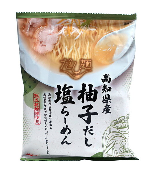 【送料無料】★まとめ買い★ 国分グループ本社 だし麺高知県産柚子だし塩ラーメン 102g ×40個【イージャパンモール】
