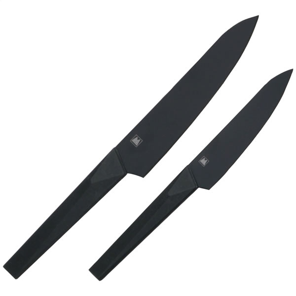 【送料無料】バイアキッチン　バイアキッチンブラックキッチンナイフ2点セット　70A【ギフト館】