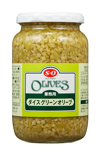 【送料無料】★まとめ買い★ S＝O ダイスグリーンオリーブ 385g 24個【イージャパンモール】