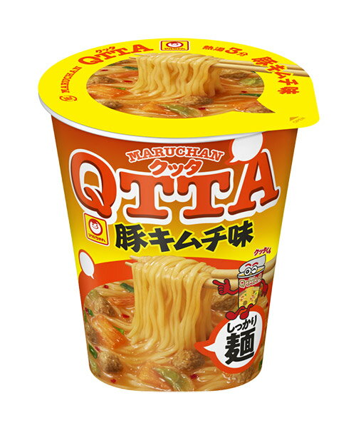 ★まとめ買い★ 東洋水産 MARUCHAN QTTA 豚キムチ味 76g ×12個【イージャパンモール】