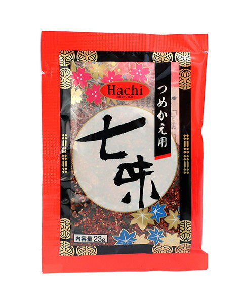 ★まとめ買い★　ハチ食品　つめかえ用 七味　23g　×30個【イージャパンモール】