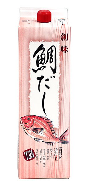 【送料無料】★まとめ買い★ 創味 鯛だし 1.8L ×6個【イージャパンモール】
