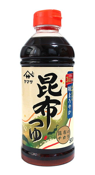 ★まとめ買い★ ヤマサ醤油 昆布つゆ3倍 500ml ×12個【イージャパンモール】