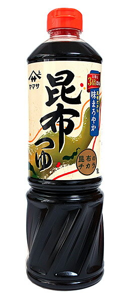 ★まとめ買い★ ヤマサ醤油 昆布つゆ ペットボトル 1L ×12個【イージャパンモール】