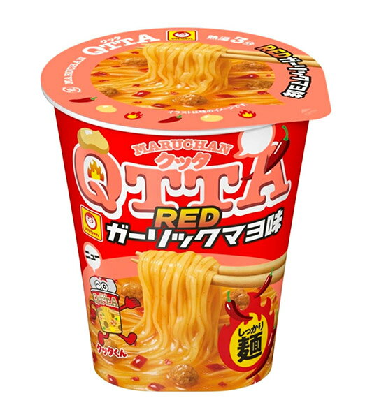 ★まとめ買い★ 東洋水産 MARUCHAN QTTA REDガーリックマヨ味 78g ×12個【イージャパンモール】