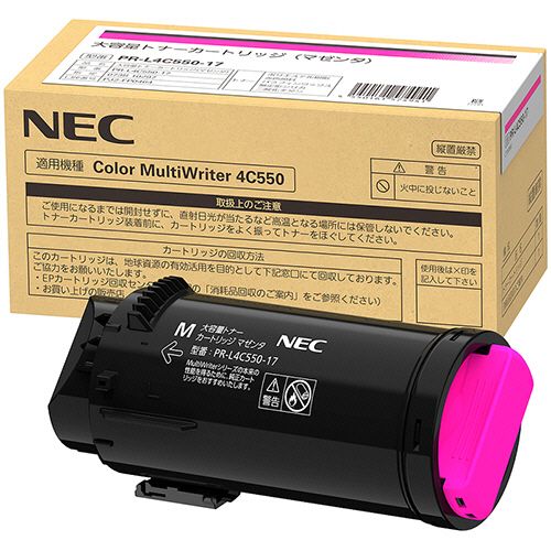 大容量トナーカートリッジ マゼンタ PR?L4C550?17 1個