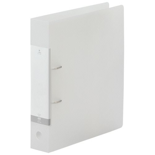 リクエスト　D型リングファイル　A4タテ　2穴　450枚収容　45mmとじ　背幅56mm　クリヤー　1冊