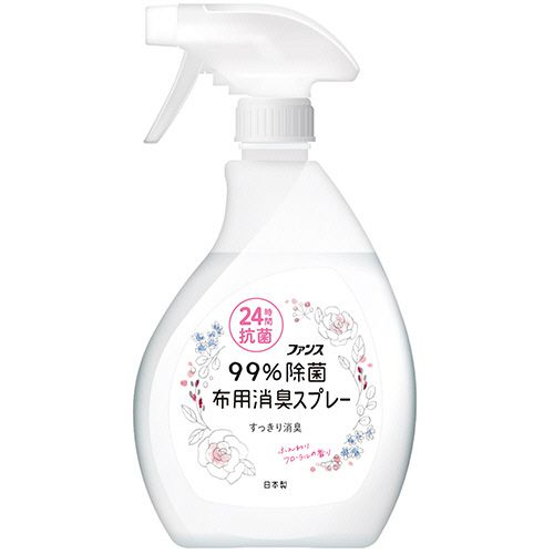 ファンス 布用消臭スプレー 99%除菌 ふんわりフローラルの香り 本体 380ml 1本