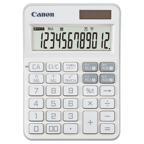 電卓 カラフル電卓 KS-126WUV-PW SOB 12桁 ミニ卓上 パールホワイト 1台 電卓 カラフル電卓 KS-126WUV-PW SOB 12桁 ミニ卓上 パールホワイト 1台