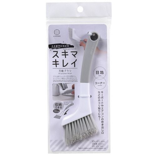 【イージャパンモール】【返品・交換・キャンセル不可】 必ず2通目のメールをご確認ください。 ※本商品は熨斗・包装（ラッピング）はお承り出来ない商品となります。※商品はご注文（ご決済）後、2-5営業日で発送（土・日・祝日除く）となります。※配送業者と契約がないため、送付先が北海道・沖縄の場合キャンセルとさせていただきます。※発送予定日は、在庫がある場合の予定日となります。 ※在庫がない場合には、キャンセルとさせて頂きます。 ※納期が遅れます場合には改めてご連絡させて頂きます。※本商品はメーカー取り寄せ商品となります。 流動在庫となりますためお手配時に在庫がない場合はキャンセルとさせていただきます。 在庫と納期のご確認が必要な場合は事前にお問い合わせください。 ※ご注文確定後でのキャンセルやお届け先の変更等はお承りできませんのでご注意ください。 また、交換・返品はお承りできません。 ※商品のお写真はイメージ画像です。概要 ブラシ部でシッカリ汚れを落とし、ミニブラシで細かい汚れをキレイに。 商品説明 ●ハンディブラシと、柄に収納されたミニブラシが付いています。●細かいすき間やコーナーのミゾの汚れなどに。山切りカットのブラシで、タイルの目地やドアの隙間などの汚れを素早く落とします。●キーボードやエアコンの吹出口のホコリ取り。キッチン、浴室、トイレなどにも。 仕様 用途 キッチン、浴室、トイレ、キーボードやエアコンの吹出口のホコリ取りなど 重量 24g 材質 柄・本体ブラシ毛：ポリプロピレン、ミニブラシ毛：ナイロン その他仕様 ●パック内容：本体ブラシ＋ミニブラシ●本体サイズ：190×55×12mm●原産国：中国 JANコード 4956810239252 【メーカー・製造または販売元】小久保工業所【広告文責】株式会社イージャパンアンドカンパニーズ 072-875-6666《ご注意ください》 ※本商品はキャンセル・返品・交換不可の商品です。 ※商品の性質上、返品・交換・キャンセルはお受けできません。 　不良品、内容相違、破損、損傷の場合は良品と交換いたします。 　但し、商品到着から3日以内にご連絡をいただけない場合、交換いたしかねますのでご注意ください。 ※商品がリニューアルしている場合、リニューアル後の商品をお届けします。[関連キーワード：衣料・生活用品　掃除用品　モップ・ブラシ　特殊ブラシ]