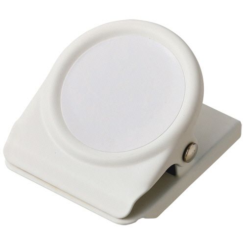 マグネットクリップ M ホワイト 1セット(10個)