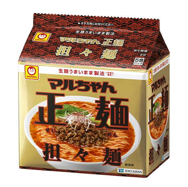 ★まとめ買い★ 東洋水産 マルちゃん正麺 担々麺 5食パック 545g ×6個【イージャパンモール】