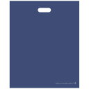 【送料無料】【個人宅届け不可】【法人(会社・企業)様限定】ポリエチレン手提袋(小判抜き) HD LL ネイビー 1パック(50枚)【イージャパンモール】