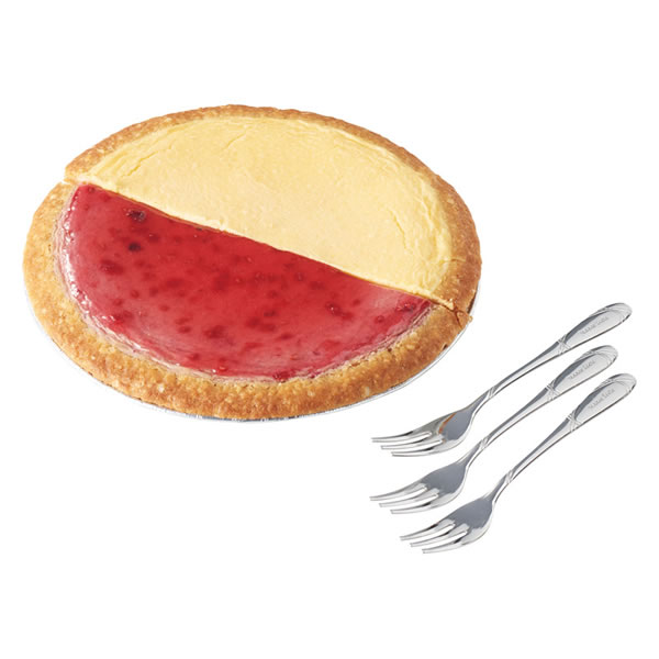 【送料無料】ガトーSHIRAHAMA チーズケーキハーフ&ハーフ16cm(フォーク付) 1591 1591【ギフト館】