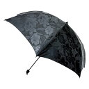 【送料無料】日本の職人手作り ジャガード織晴雨兼用折日傘(ブラック) KG08E KG08E【ギフト館】