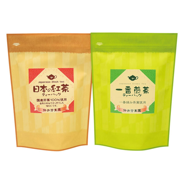 【送料無料】鹿児島紅茶＆一番煎茶ティーバッグ詰合せ　LTP1−30　LTP1−30【ギフト館】