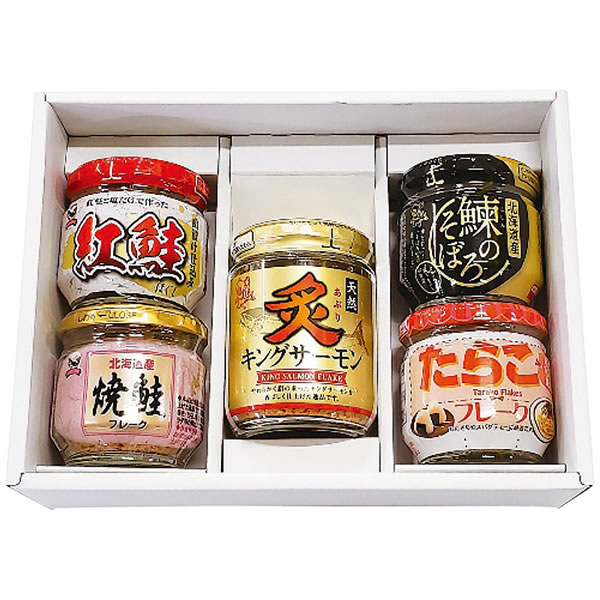 【送料無料】網走水産 知床の味覚 5種類瓶セット AP−539【ギフト館】