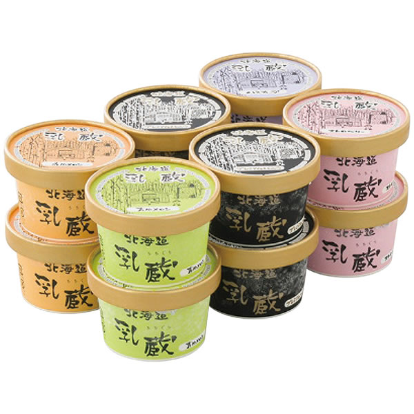 【送料無料】乳蔵 北海道アイスクリーム5種12個 110131【ギフト館】