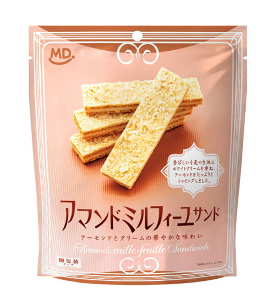 【送料無料】★まとめ買い★ MDホールディングス アマンドミルフィーユサンド 7本 ×12個【イージャパンモール】