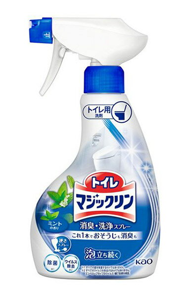 【送料無料】★まとめ買い★　花王　トイレマジックリン消臭・洗浄スプレー　ミントの香り　本体　350ml　×12個【イージャパンモール】