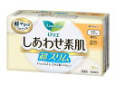 【送料無料】★まとめ買い★ 花王 ロリエ しあわせ素肌 超スリム 軽い日用17cm 羽なし 32個 ×18個【イージャパンモール】