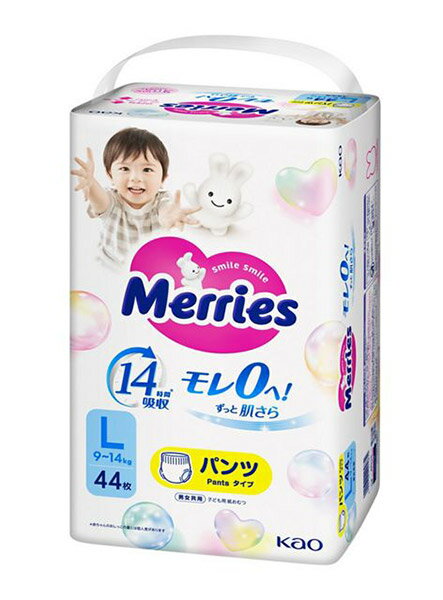 花王 メリーズ エアスルー パンツ Lサイズ 44枚【イージャパンモール】