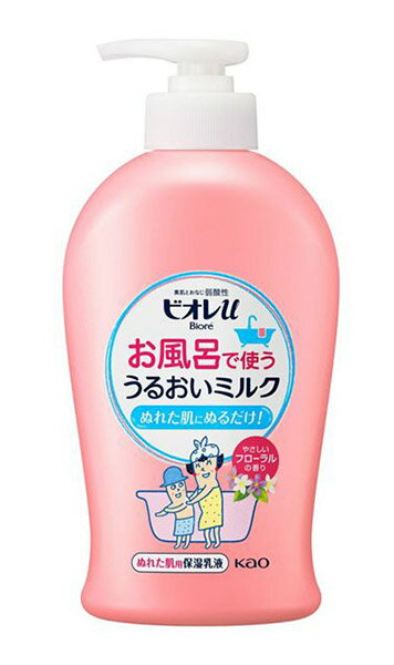 花王　ビオレu　お風呂で使ううるおいミルク　フローラルの香り　300ml【イージャパンモール】