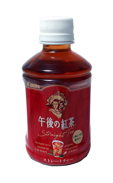 ★まとめ買い★　キリン 午後の紅茶 ストレートティー PET　280ml 　×24個【イージャパンモール】