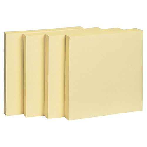 Label Paper - ふせん 75×75mm イエロー 1パック(10冊)