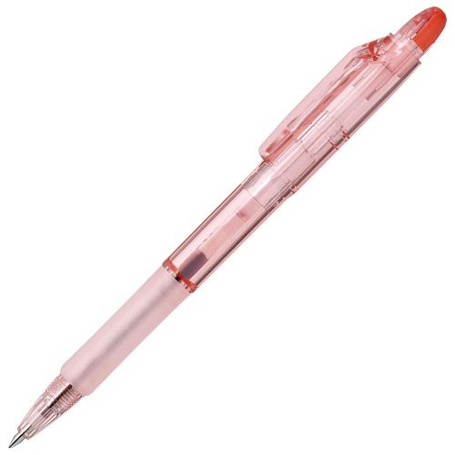 油性ボールペン バイオチューブ搭載ジムノック 0.7mm 赤 (軸色:サンライズコーラル) 1本
