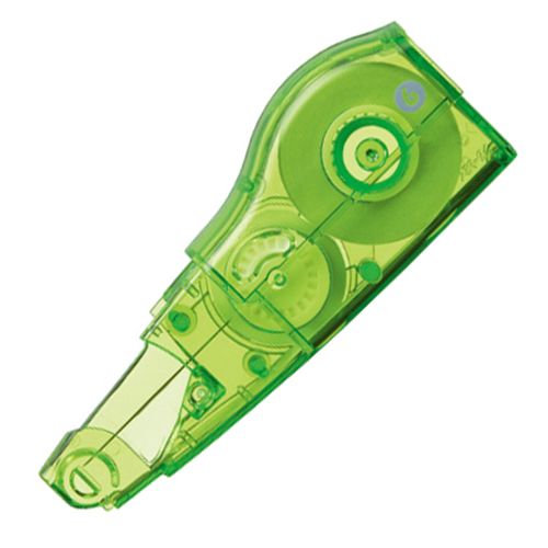 修正テープ　ホワイパーミニローラー　交換テープ　6mm幅×6m　グリーン　1個