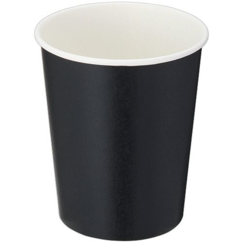 【送料無料】【個人宅届け不可】【法人（会社・企業）様限定】紙コップ　ブラック　205mL(7オンス)　1パック(80個)【イージャパンモール】
