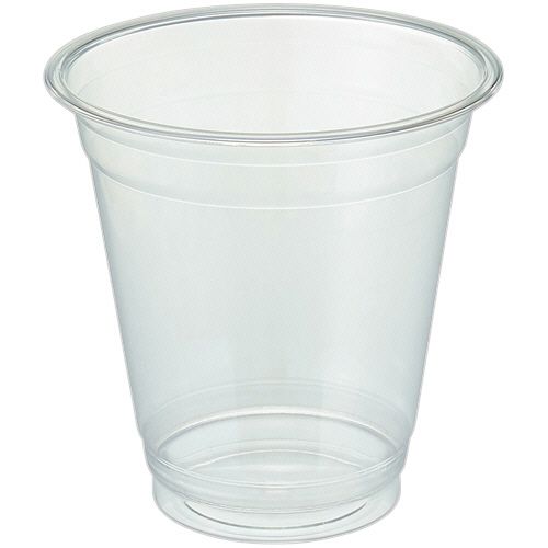 【送料無料】【個人宅届け不可】【法人（会社・企業）様限定】リサイクルPETカップ　96mm口径　370mL　1セット(1000個:50個×20パック)【イージャパンモール】