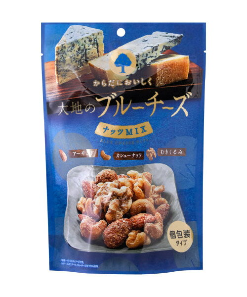 【送料無料】★まとめ買い★　MDホールディングス　大地のブルーチーズナッツミックス　64g　×12個【イージャパンモール】