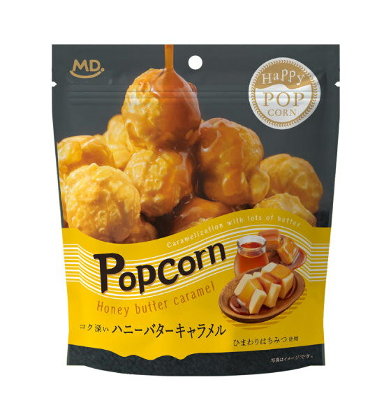 【送料無料】★まとめ買い★ MDホールディングス ハッピーポップコーン ハニーバターキャラメル 60g ×12個【イージャパンモール】