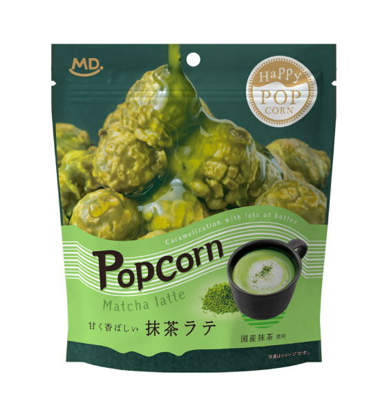 【送料無料】★まとめ買い★ MDホールディングス ハッピーポップコーン 抹茶ラテ 60g ×12個【イージャパンモール】
