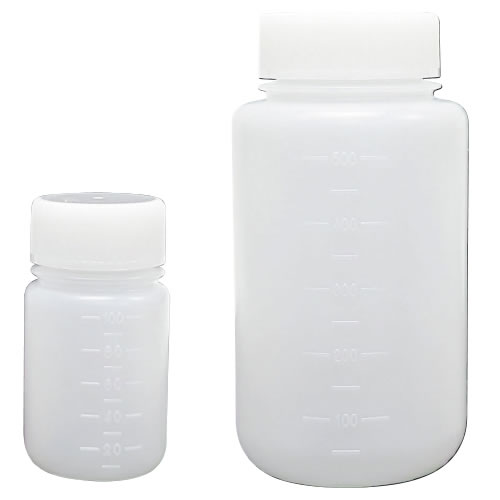 広口試薬瓶　ポリ製　50ml【返品・交換・キャンセル不可】【イージャパンモール】