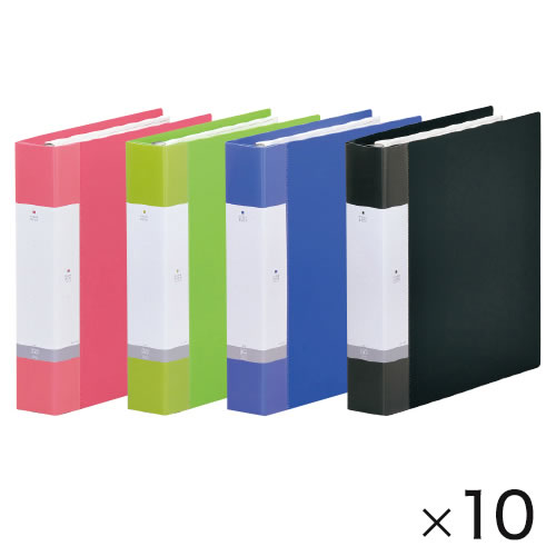 Rakuten - 交換式クリヤーブックA4S背55黄緑10冊【返品・交換・キャンセル不可】【イージャパンモール】