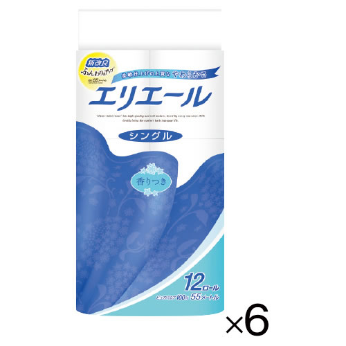 エリエール　シングル55m×72R【返品・交換・キャンセル不可】【イージャパンモール】