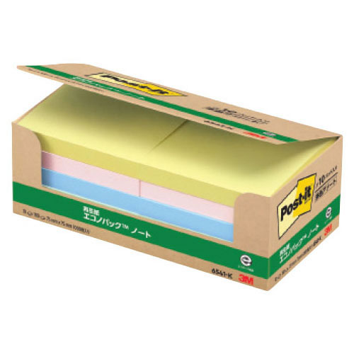 Rakuten - ポスト・イットエコノパックノート　再生紙【返品・交換・キャンセル不可】【イージャパンモール】