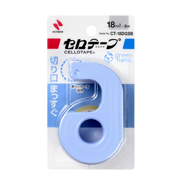 【イージャパンモール】 必ず2通目のメールをご確認ください。※商品はご注文（ご決済）後、2-3営業日で発送（土・日・祝日除く）となります。※配送業者と契約がないため、送付先が北海道・沖縄の場合キャンセルとさせていただきます。※発送予定日は、在庫がある場合の予定日となります。 ※在庫がない場合には、キャンセルとさせて頂きます。 ※納期が遅れます場合には改めてご連絡させて頂きます。※商品の写真はイメージです。 ※お手元に届く商品は、商品名に記載してある色・柄・サイズ・型番の商品が届きます。 　ご注文のキャンセルおよびご返品がお承りできない商品となるため、ご注文の際には必ずご確認ください。 ※本商品はのし・ラッピング包装はお承りできない商品となります。グリーンナノ配合で燃焼時の二酸化炭素排出量を66％削減/テープサイズ18mm×9m ■原産国 日本 ■本体サイズ縦×本体サイズ横×本体サイズ高さ（単位：mm） 75×47×23 ■本体重量（単位：g） 30【メーカー・製造または販売元】ニチバン【広告文責】株式会社イージャパンアンドカンパニーズ 072-875-6666《ご注意ください》 ※商品がリニューアルしている場合、リニューアル後の商品をお届けします。 場合によっては上記お日にちよりもお届けまでにお時間をいただく場合がございます。 ※本商品は、キャンセル・返品・交換・はお受けできません。 　不良品、内容相違、破損、損傷の場合は良品と交換いたします。 　但し、商品到着から3日以内にご連絡をいただけない場合、交換いたしかねますのでご注意ください。 ※商品がリニューアルしている場合、リニューアル後の商品をお届けします。 　リニューアル後商品のお届けについてのキャンセル返品交換は出来ません。 　リニューアルにより商品内容、容量、パッケージ等が異なる場合がございます。 ※ご注文をご確認および承らせて頂いた後に、欠品やメーカー廃盤等で商品がご用意出来ない場合は、該当商品をキャンセルとさせて頂きます。