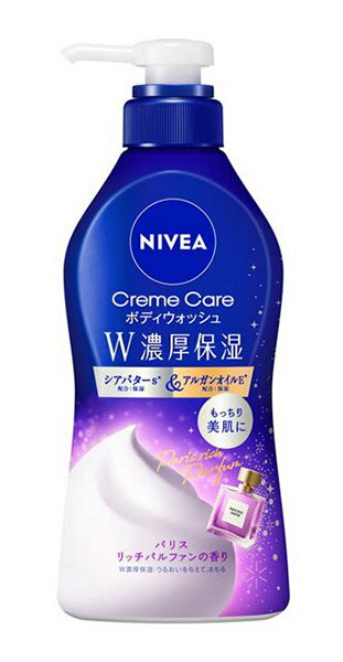 【送料無料】★まとめ買い★　ニベア　クリームケアボディウォッシュ　パリスリッチパルファンポンプ　460ml　×9個【イージャパンモール】