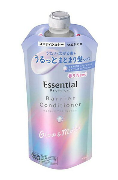 エッセンシャル　プレミアムうるおいバリアコンディショナーグロウ＆モイスト詰替　340ml【イージャパンモール】
