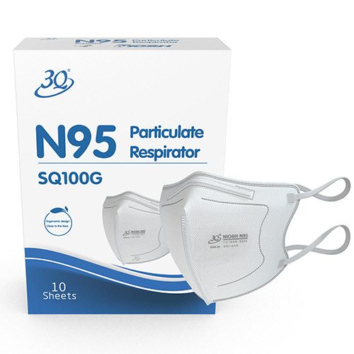 【送料無料】【個人宅届け不可】【法人（会社・企業）様限定】N95微粒子用マスク　1パック（10枚）