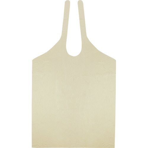 【送料無料】【個人宅届け不可】【法人(会社・企業)様限定】PE食事用エプロン タイオンタイプ イエロー 1セット(500枚:50枚×10箱)