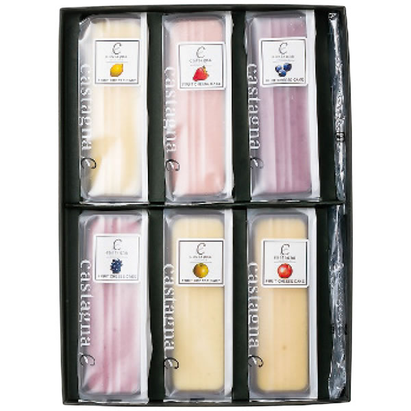 【送料無料】Castagna　広島県産フルーツチーズケーキ6種セット【ギフト館】